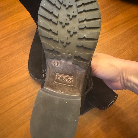 Taos Footwear Black Suede Boots - Picture 3 of 5